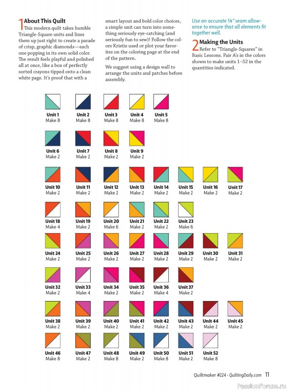 Коллекция проектов для рукодельниц в журнале «Quiltmaker №224 2026»