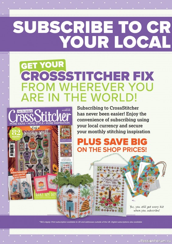 Коллекция вышивки в журнале «CrossStitcher №427 2025»