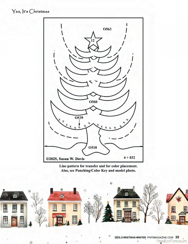 Коллекция вышивки в журнале «Punch Needle & Primitive Stitcher - Winter 2025»
