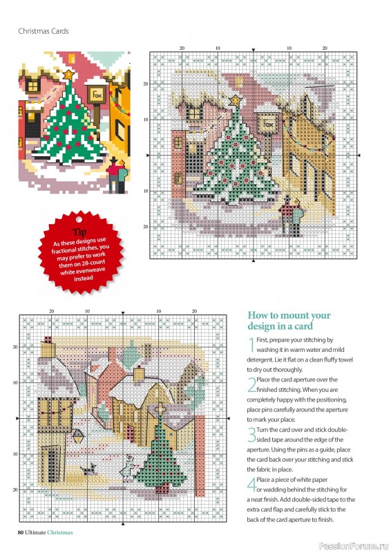 Коллекция вышивки в журнале «Ultimate CrossStitch – Christmas 2026»