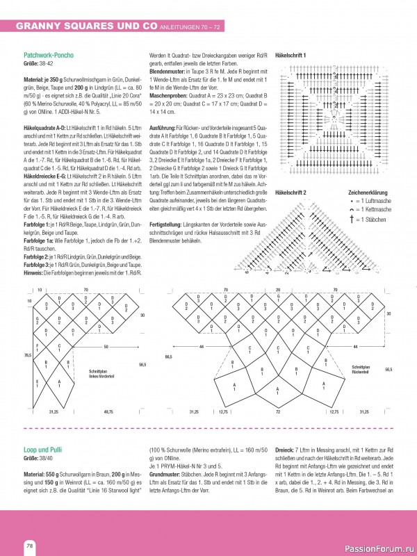 Вязаные модели в журнале &laquo;Hundert Seiten voller Ideen №1 2026 - Tucher & Schals&raquo;