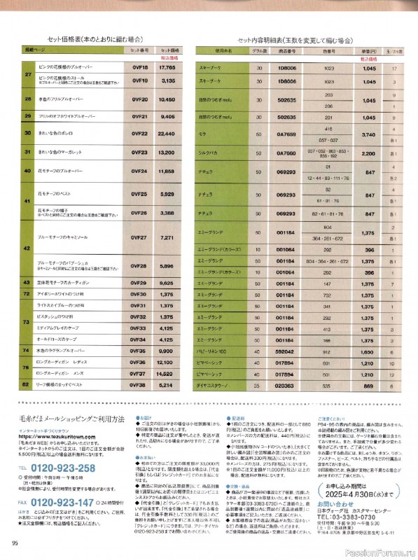 Вязаные модели в журнале &laquo;Keito Dama №205 - Spring 2025&raquo;. Продолжение
