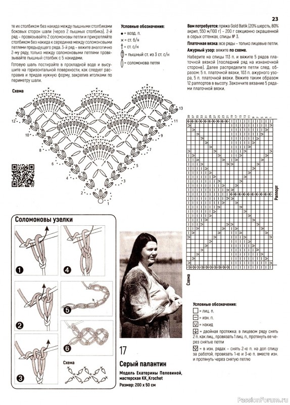 Вязаные модели в журнале «Вязаная одежда для солидных дам №3 2023»