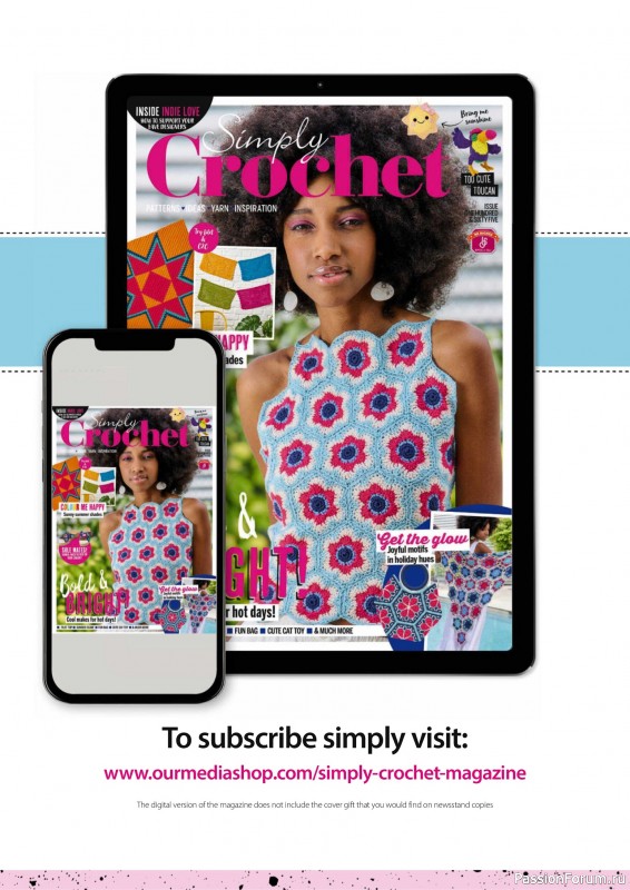 Вязаные проекты крючком в журнале «Simply Crochet №165 2025»