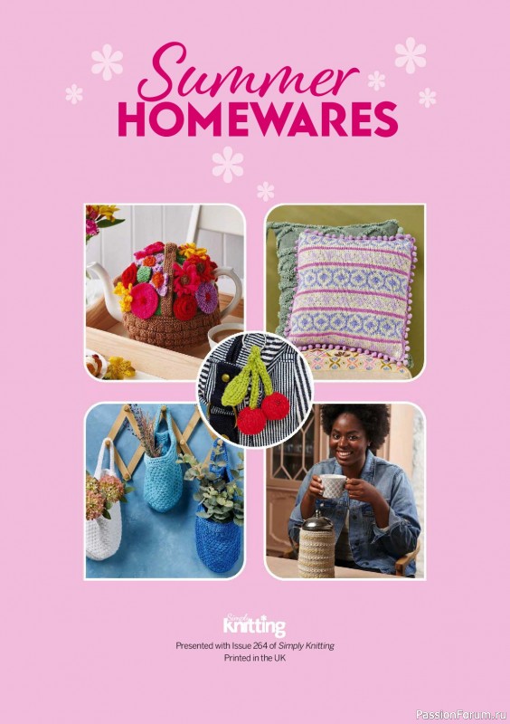 Вязаные проекты крючком в журнале «Simply Knitting №264 2025»