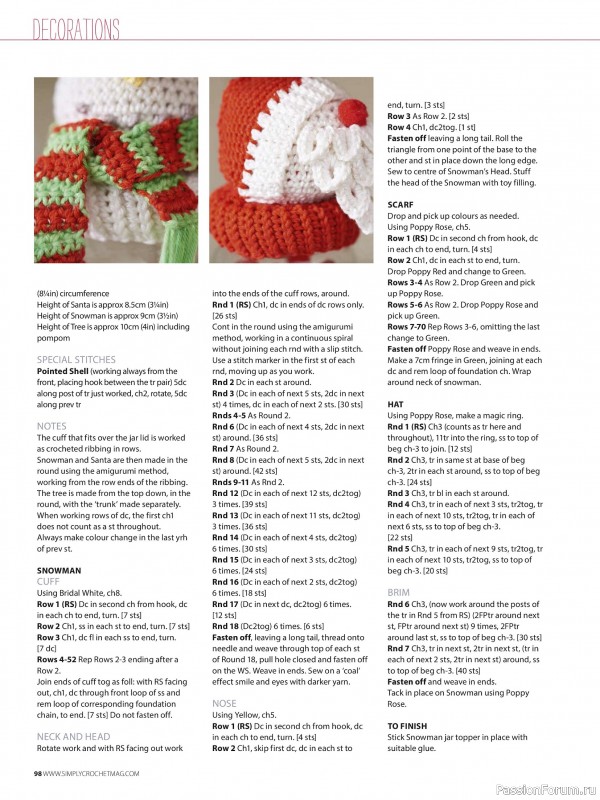 Вязаные проекты крючком в журнале «Your Crochet Christmas - 2025»