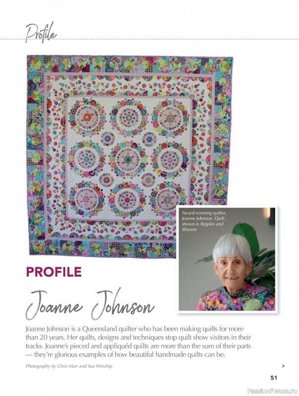 Коллекция проектов для рукодельниц в журнале «Great Australian Quilts №16 2025»