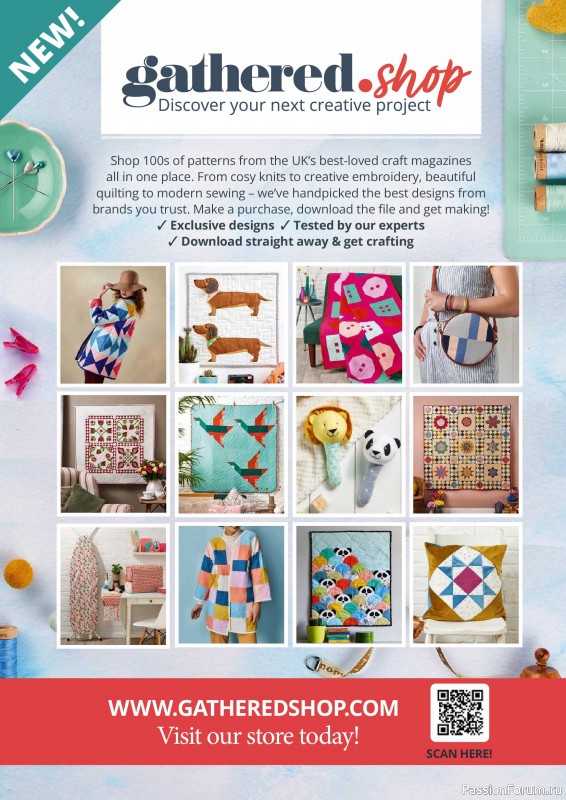 Коллекция проектов для рукодельниц в журнале &laquo;Love Patchwork & Quilting №166 2026&raquo;
