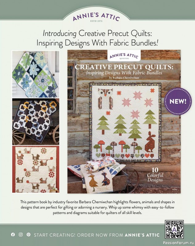 Коллекция проектов для рукодельниц в журнале «Quilter's World Special Edition - Christmas 2025»