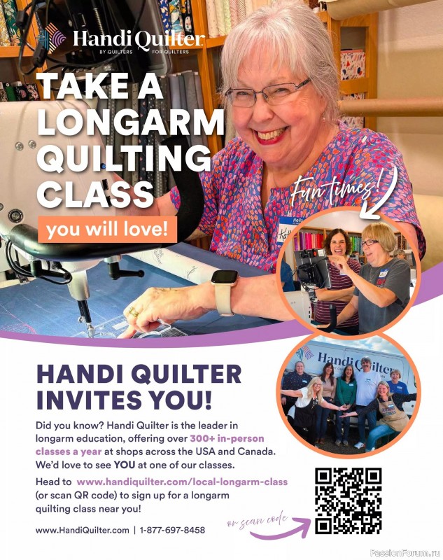 Коллекция проектов для рукодельниц в журнале «Quilter's World - Winter 2025»