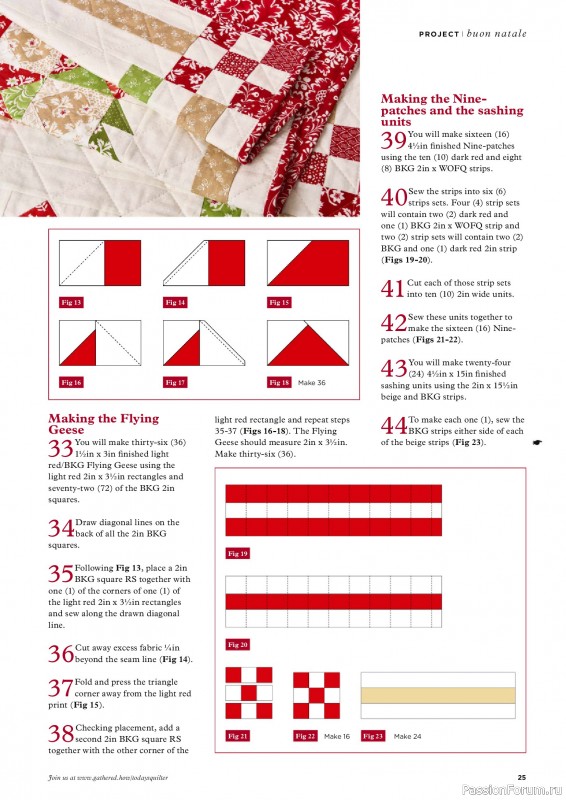 Коллекция проектов для рукодельниц в журнале «Todays Quilter №133 2025»