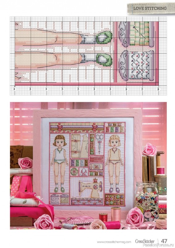 Коллекция вышивки в журнале «CrossStitcher №395 2023»