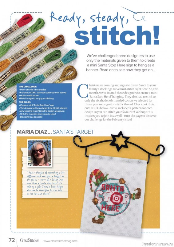 Коллекция вышивки в журнале «CrossStitcher №429 2025»