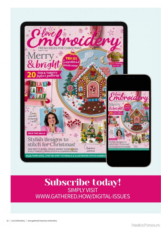 Коллекция вышивки в журнале «Love Embroidery №71 2025»