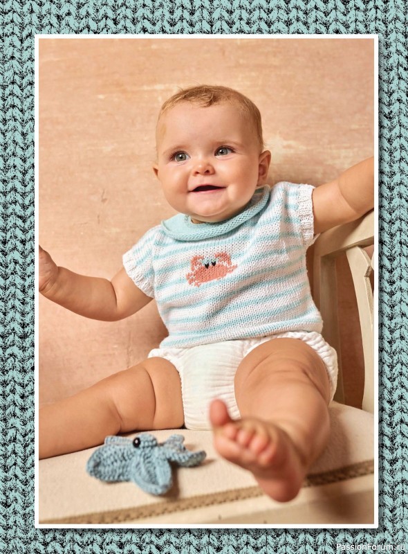 Вязаные модели для детей в журнале &laquo;Piu Maglia Bebe №5 2026&raquo;