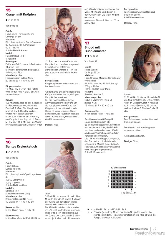 Вязаные модели в журнале «Burda Stricken №5 2023»