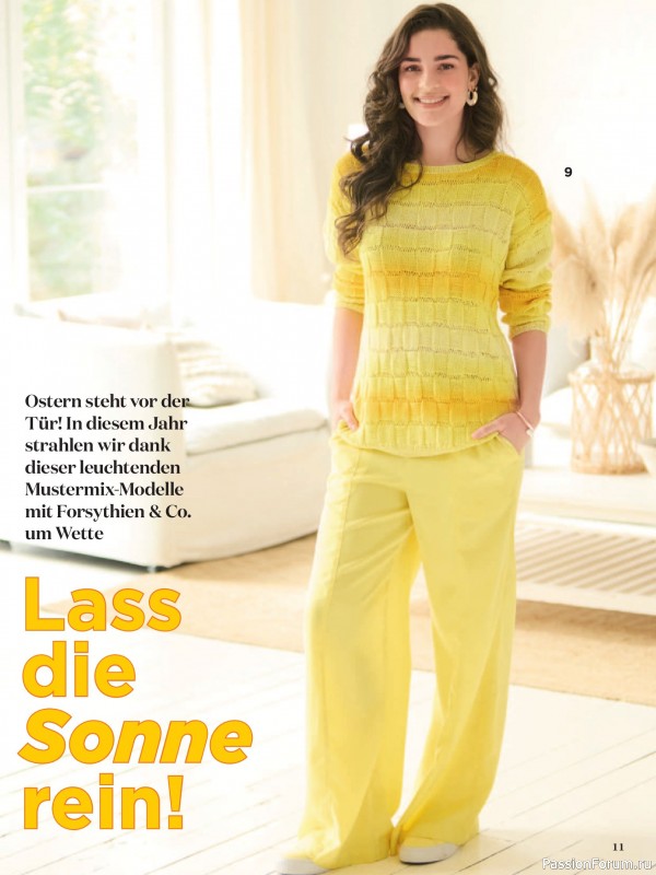 Вязаные модели в журнале &laquo;Sabrina №4 2026 German&raquo;