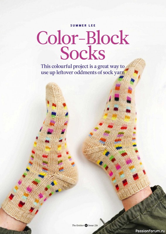 Вязаные проекты спицами в журнале &laquo;The Knitter №226 2026&raquo;