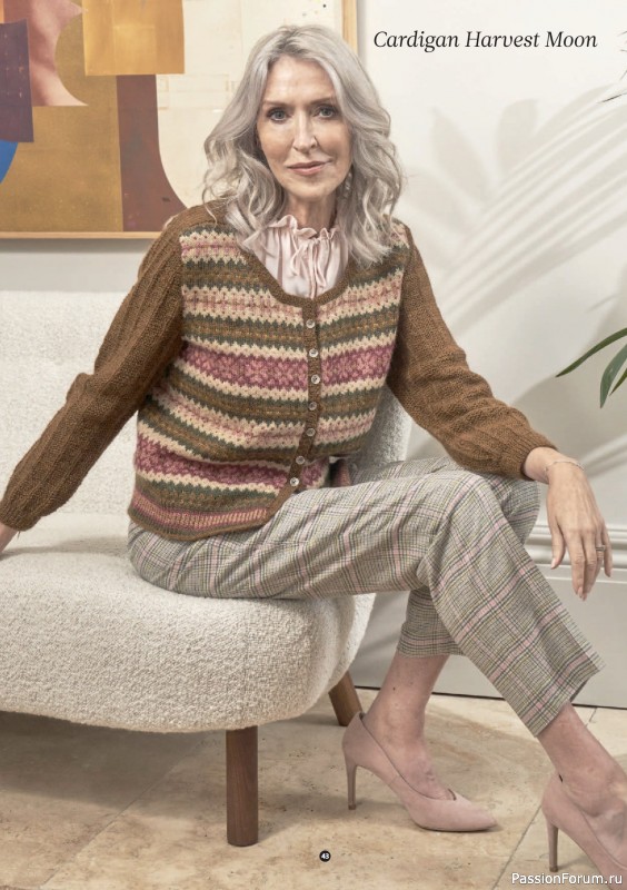 Вязаные проекты спицами в журнале &laquo;The Knitter №80 2026 Germany&raquo;