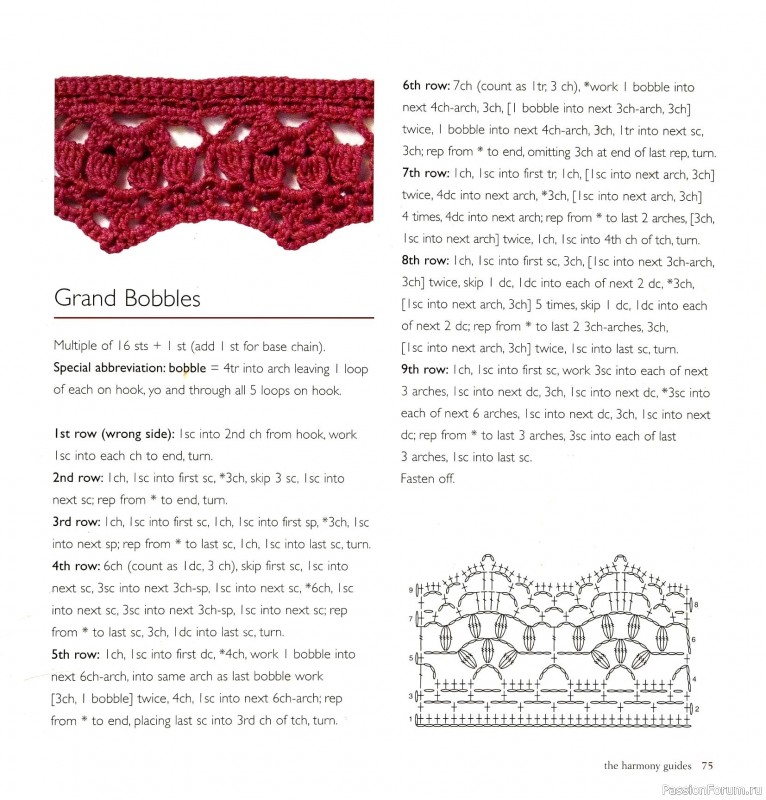 Вязаные проекты в книге &laquo;Crochet Edgings & Trims: 150 Stitches&raquo;.