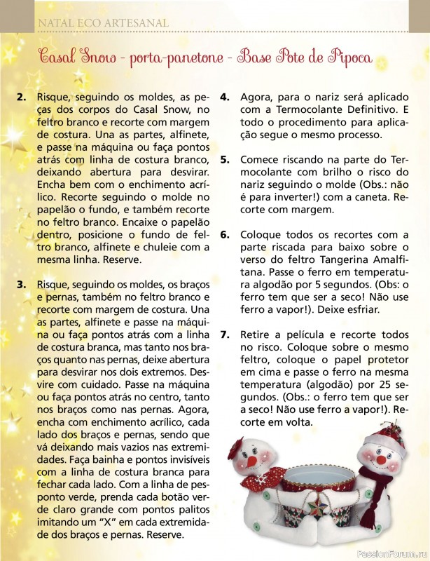Вязаные проекты в журнале &laquo;Arte & Sustentabilidade Ed.57 Natal Eco Artesanal&raquo;