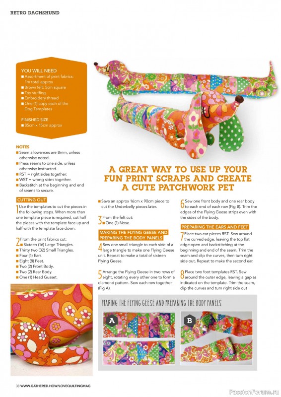 Коллекция проектов для рукодельниц в журнале &laquo;Love Patchwork & Quilting №158 2025&raquo;