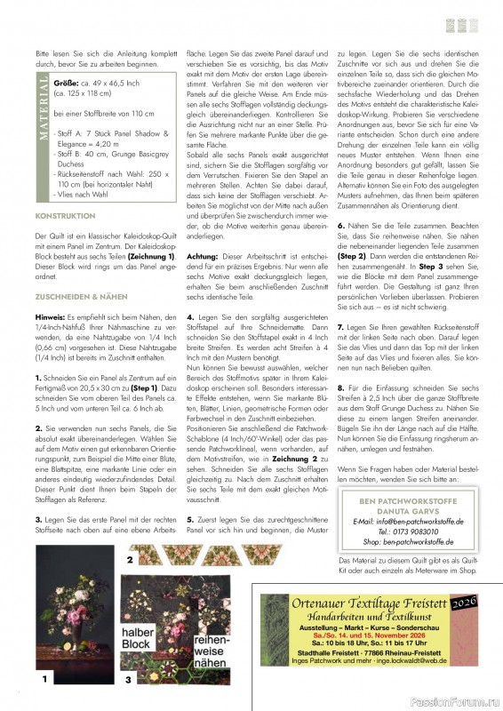 Коллекция проектов для рукодельниц в журнале &laquo;Patchwork Magazin №6 2026&raquo;