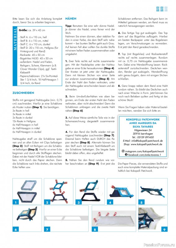 Коллекция проектов для рукодельниц в журнале &laquo;Patchwork Magazin №6 2026&raquo;
