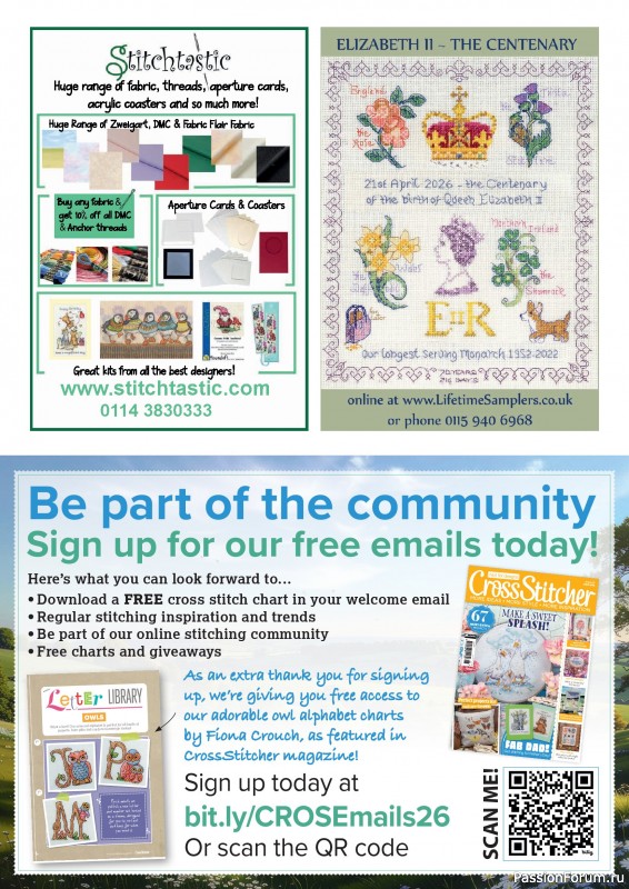 Коллекция вышивки в журнале &laquo;CrossStitcher №435 2026&raquo;