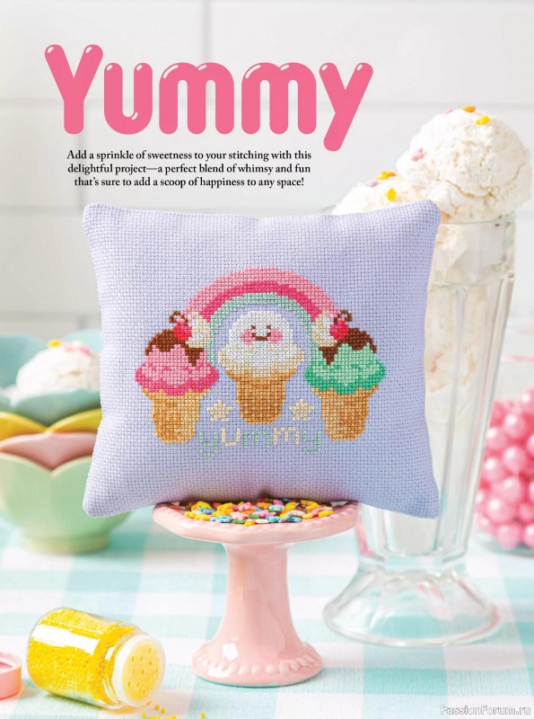 Коллекция вышивки в журнале «Just CrossStitch - Summer 2025»