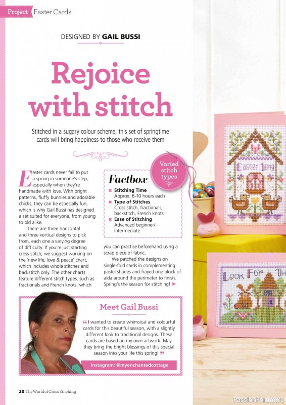 Коллекция вышивки в журнале &laquo;The World of Cross Stitching №370 2026&raquo;