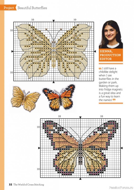 Коллекция вышивки в журнале «The World of Cross Stitching №374 2026»