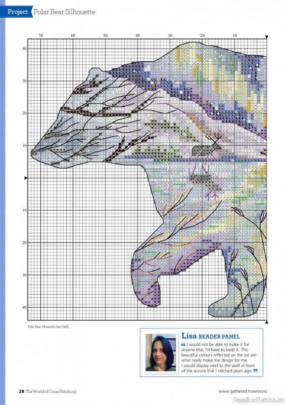 Коллекция вышивки в журнале «The World of Cross Stitching Special №366 2025»