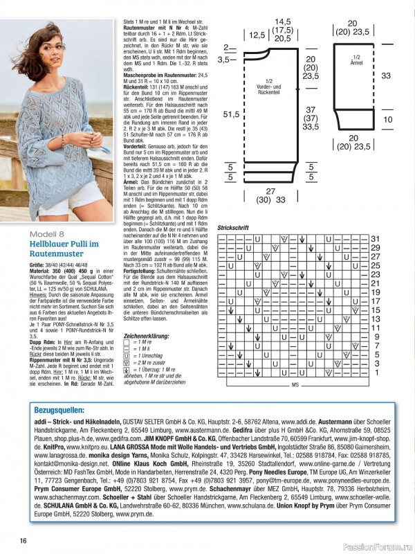 Вязаные модели в журнале «Meine Strickmode Sonderheft MS102 2023»