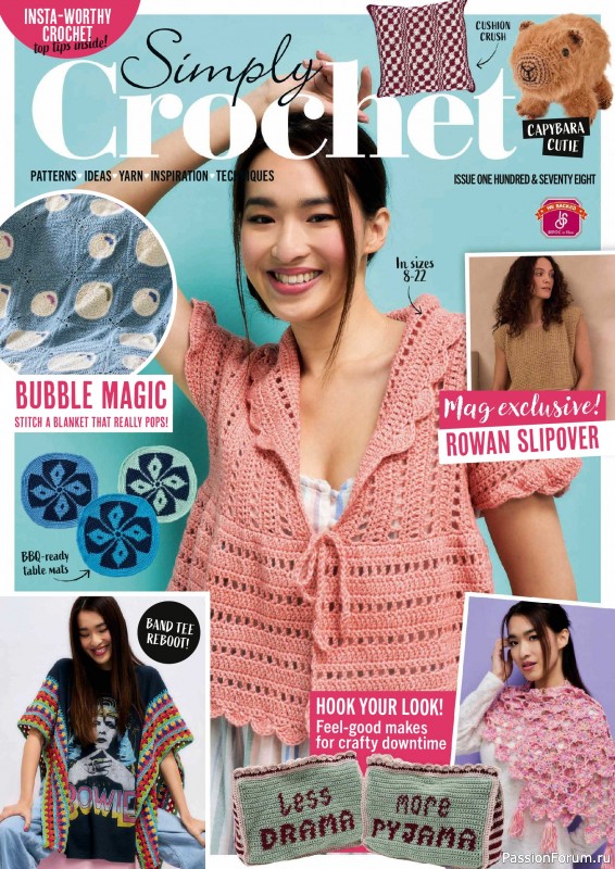 Вязаные проекты крючком в журнале «Simply Crochet №178 2026»