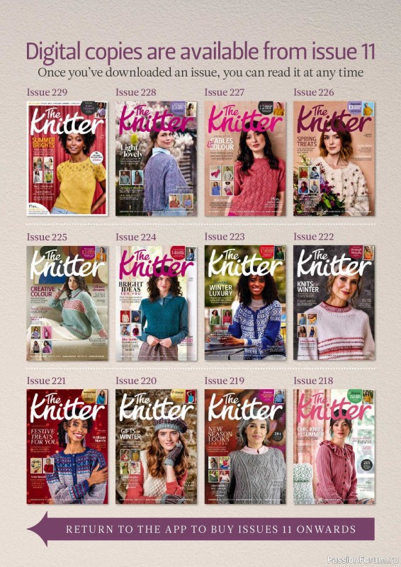 Вязаные проекты спицами в журнале &laquo;The Knitter №234 2026&raquo;