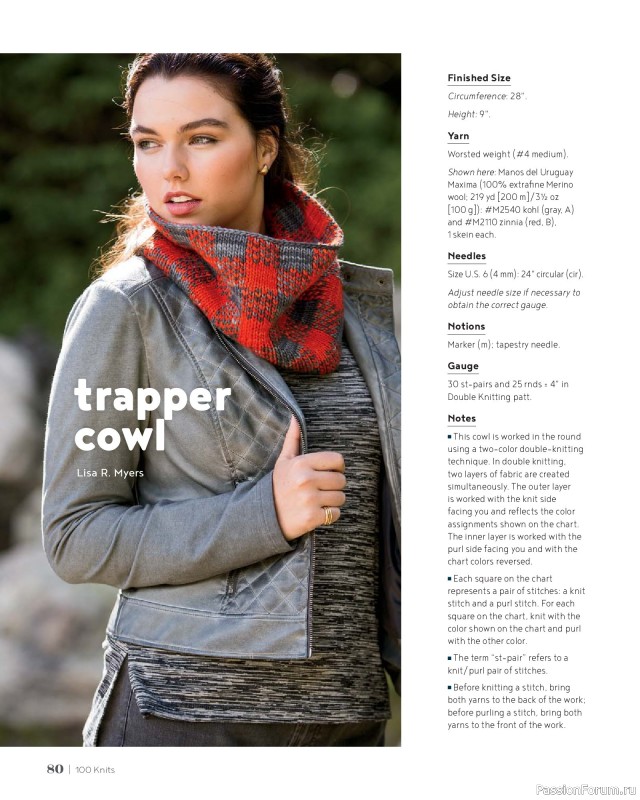 Вязаные проекты в книге &laquo;100 Knits: Interweave's Ultimate Pattern Collection&raquo;. Часть 1