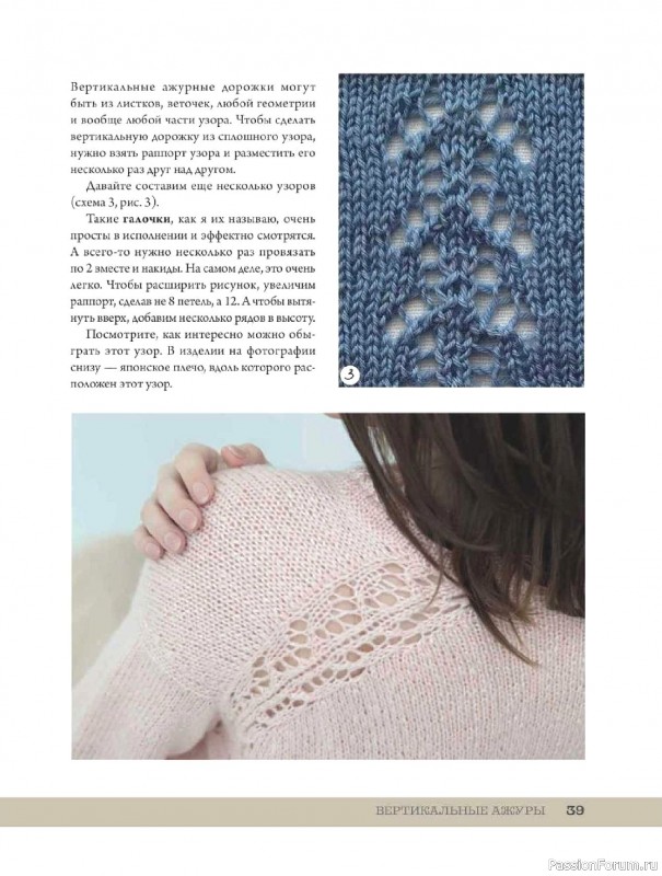 Вязаные проекты в книге «Ажурное вязание от А до Я». Часть 1