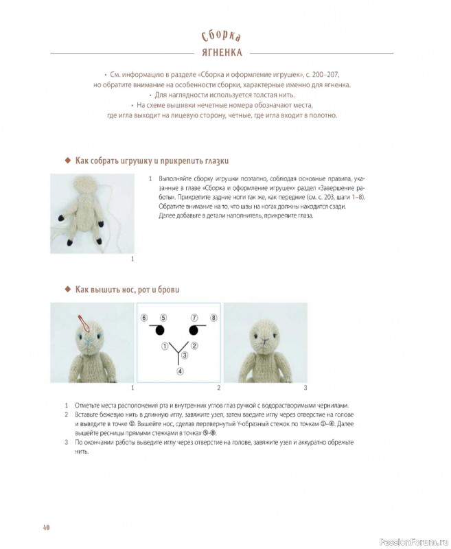 Вязаные проекты в книге &laquo;Шарнирные игрушки на спицах&raquo;.