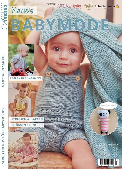 Вязаные модели для детей в журнале «Marie's Babymode №4 2023»