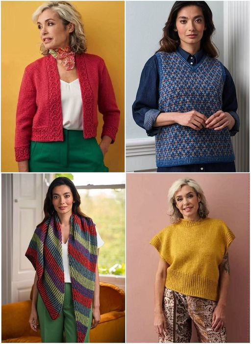 Вязаные проекты спицами в журнале «The Knitter №191 2023»
