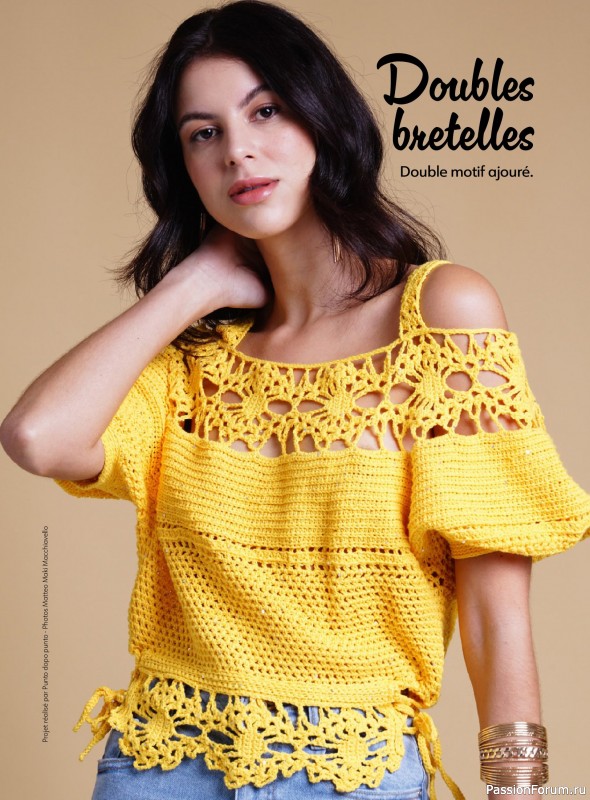 Вязаные проекты крючком в журнале «Crochet a Porter - Mai/Juillet 2025»