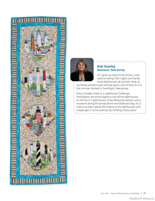 Коллекция проектов для рукодельниц в журнале «Fons & Porter’s Love Of Quilting - Fall 2025»