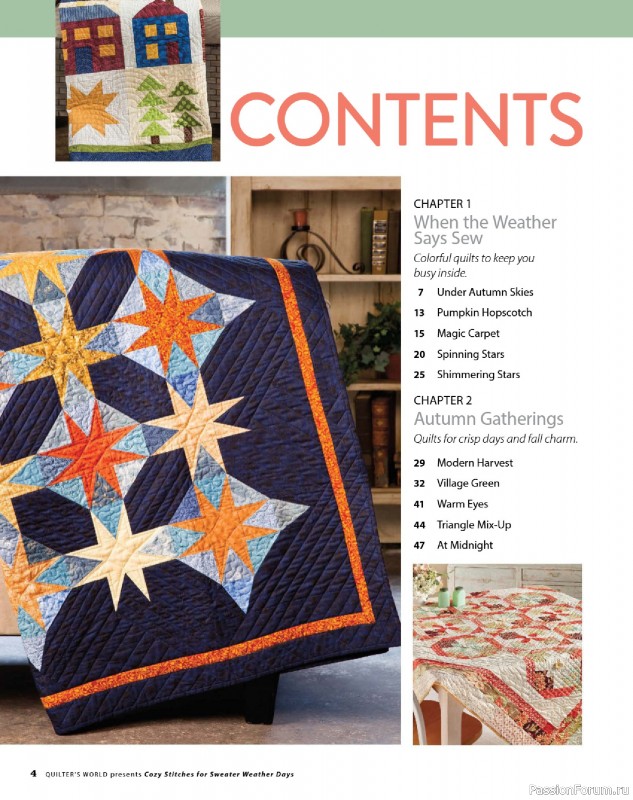 Коллекция проектов для рукодельниц в журнале &laquo;Quilter's World Specials - Late Autumn 2026&raquo;