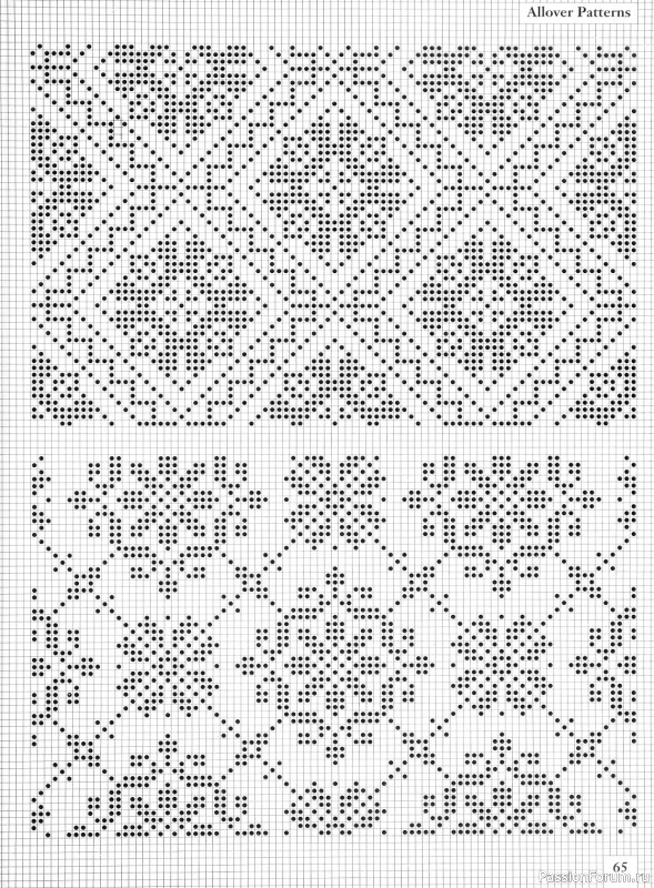 Коллекция узоров в книге «Charts for Colour Knitting»