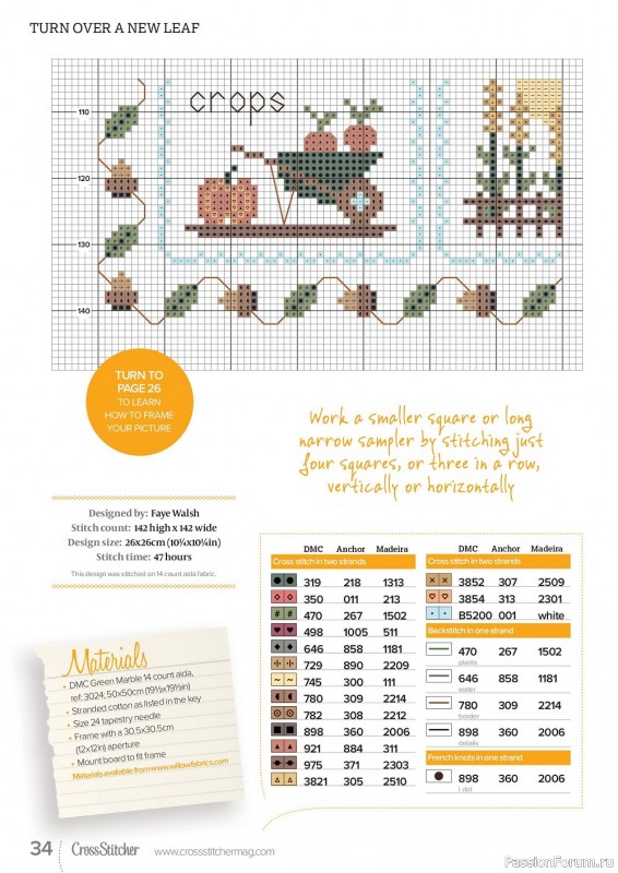 Коллекция вышивки в журнале «CrossStitcher №388 2022»