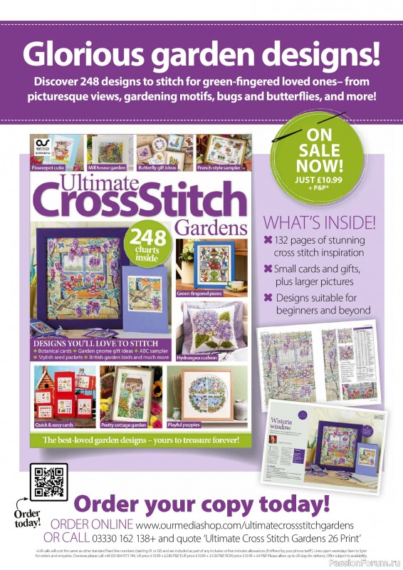 Коллекция вышивки в журнале &laquo;The World of Cross Stitching №372 2026&raquo;