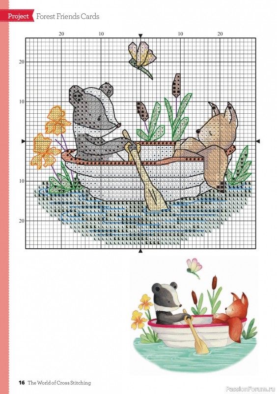 Коллекция вышивки в журнале «The World of Cross Stitching №374 2026»