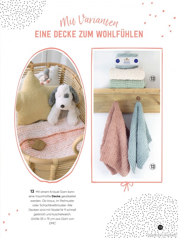 Вязаные модели для детей в журнале «Baby Maschenmode №67 2025»