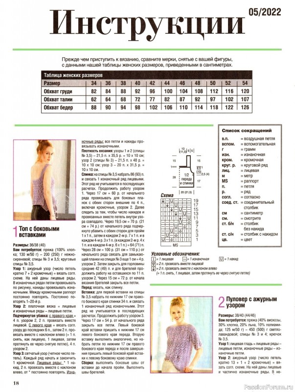 Вязаные модели в журнале «Сабрина №5 2022»